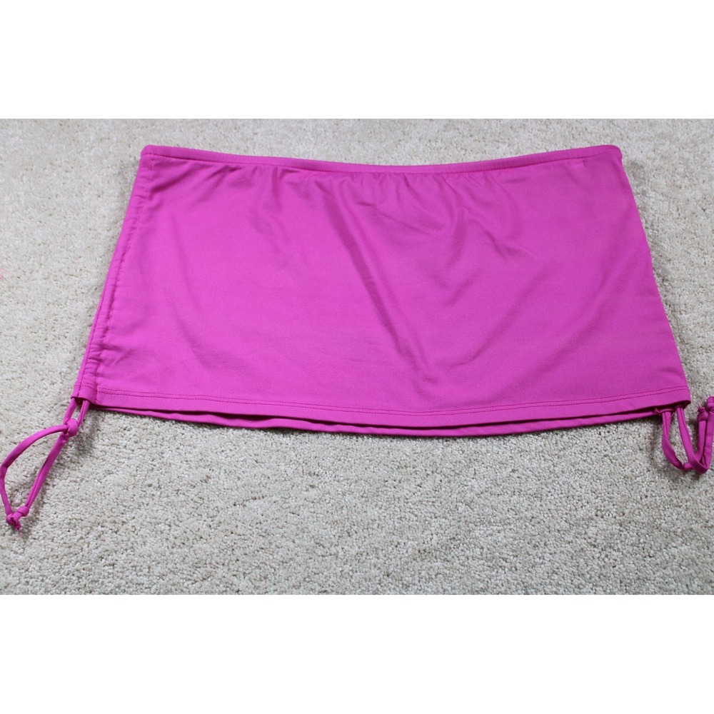 Skirt Womens Medium Pink Side Tie Swim Cover Up Stretch Mini Beachwear‎ Summer